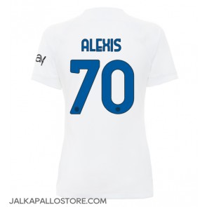 Inter Milan Alexis Sanchez #70 Vieraspaita Naisten 2023-24 Lyhythihainen